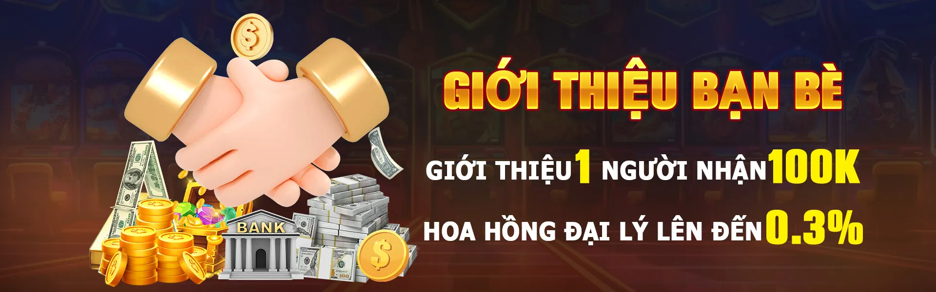 Banner ưu đãi hoàn trả hàng ngày okkingcom link vào